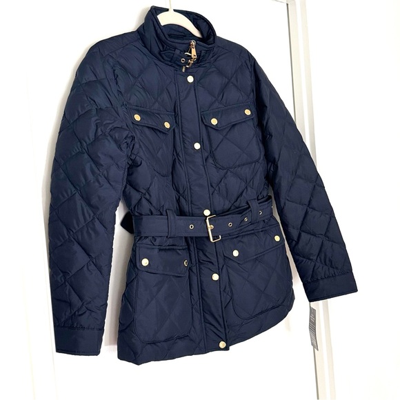 Navy Ralph LaurenQuilted Jacket with Gold Buttons - Picture 1 of 8